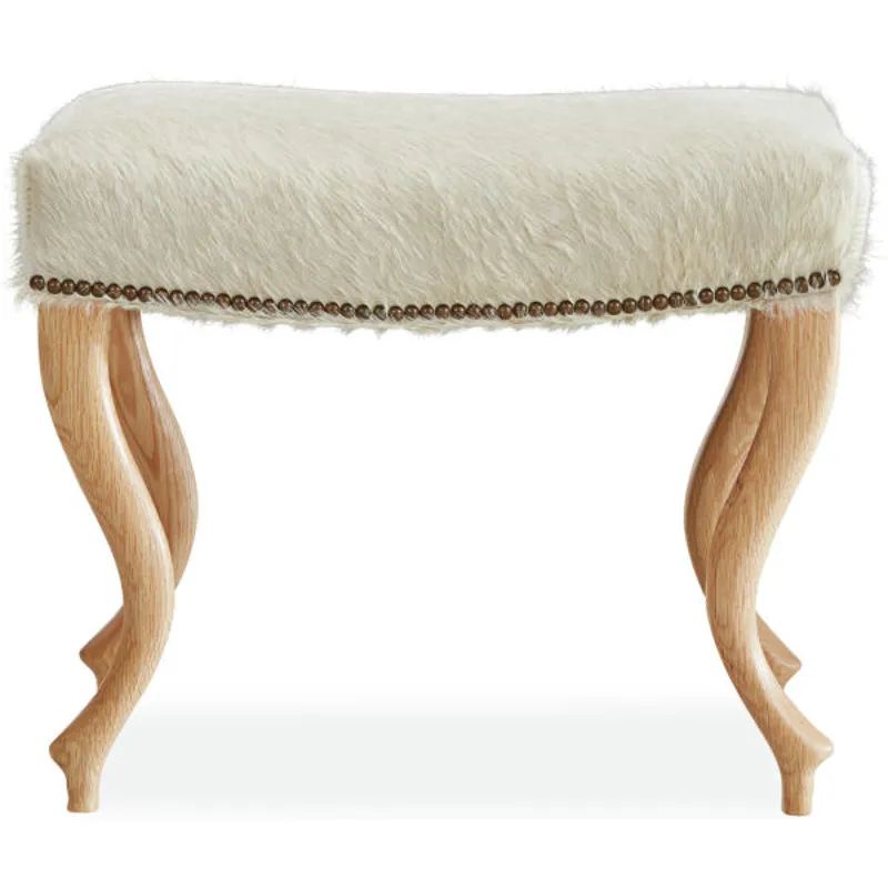 Leather Ottoman