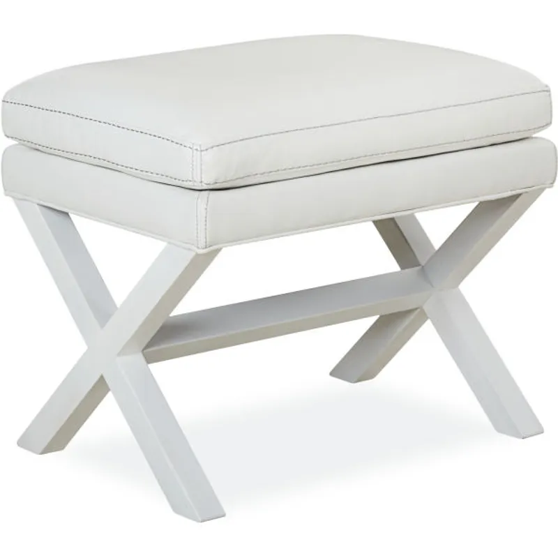 Leather Ottoman