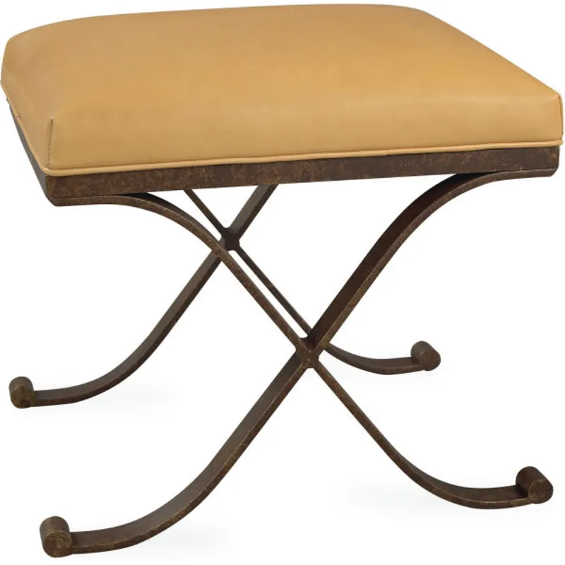 Leather Ottoman