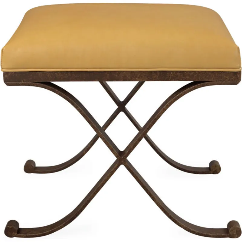 Leather Ottoman