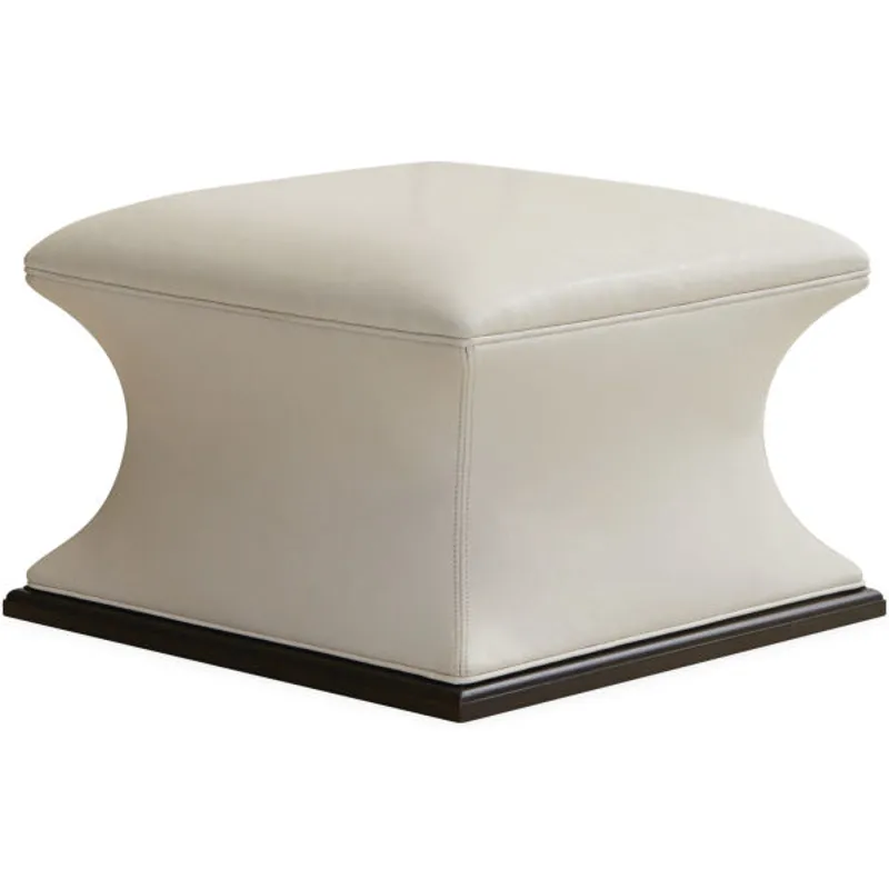 Leather Ottoman