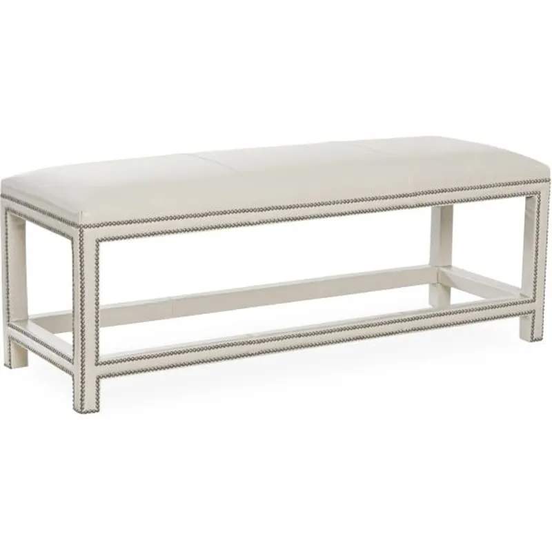 Leather Ottoman