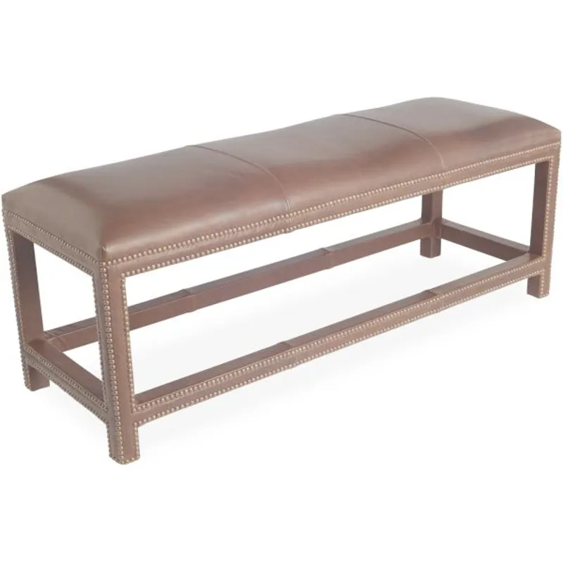 Leather Ottoman
