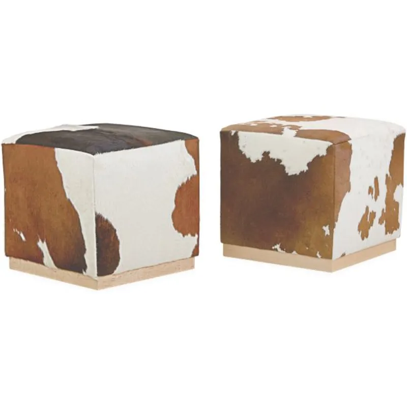 Leather Ottoman