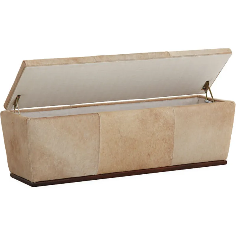 Leather Storage Bench