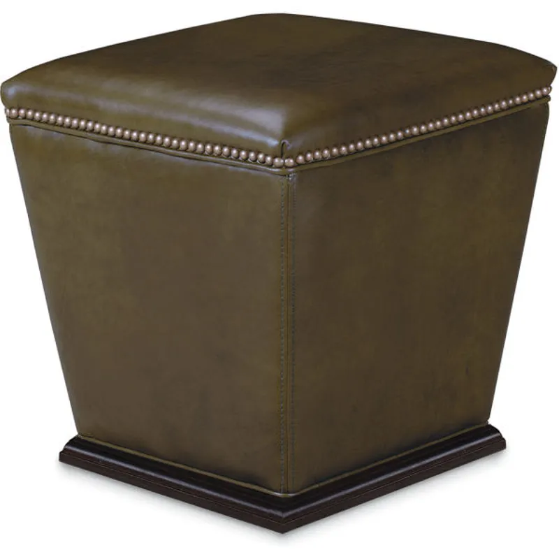 Leather Bongo Ottoman