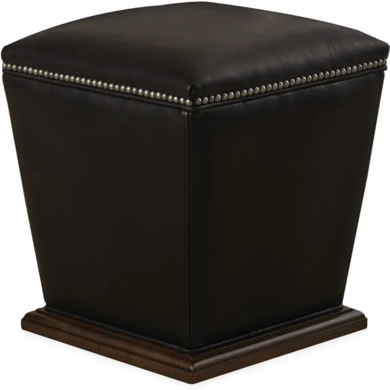Leather Bongo Ottoman