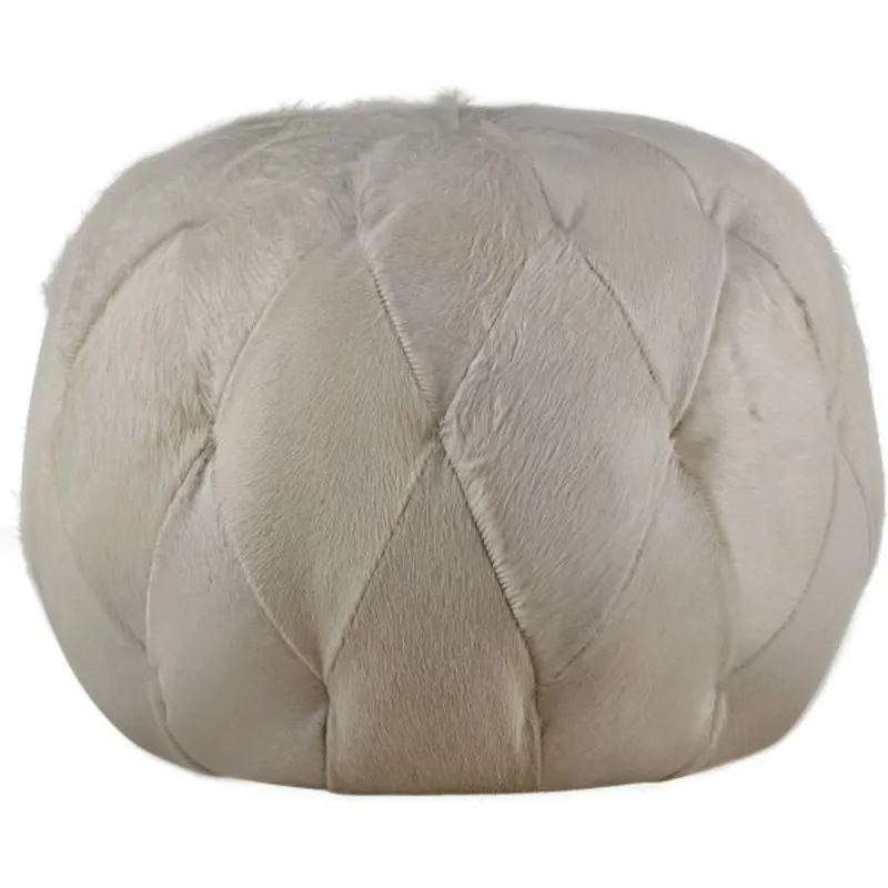 Leather Ottoman