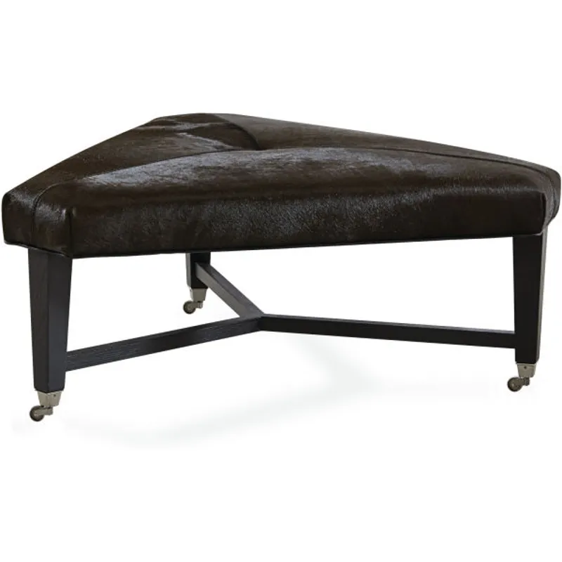 Leather Cocktail Ottoman