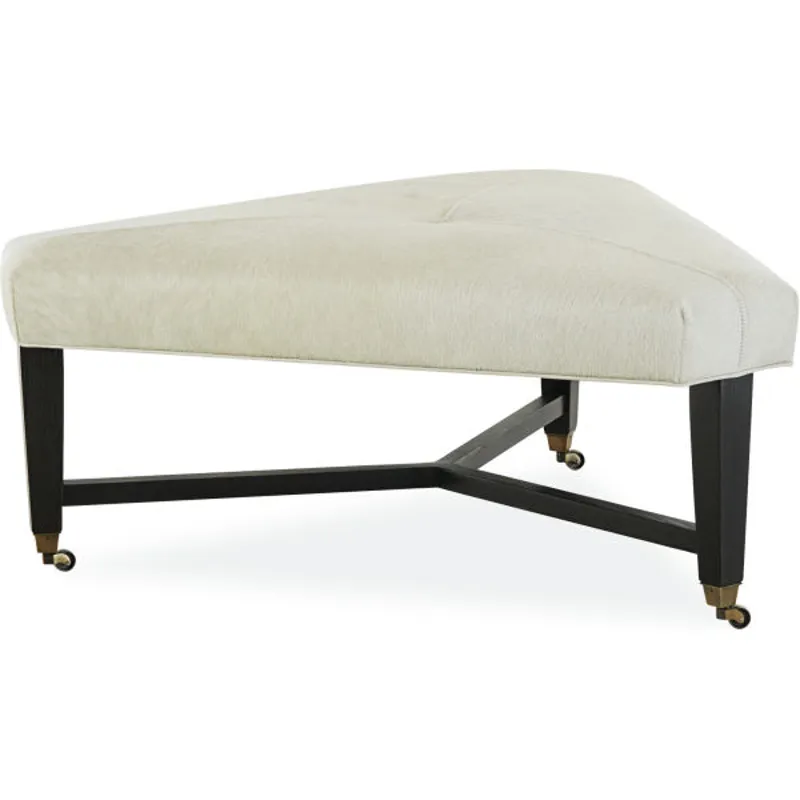 Leather Cocktail Ottoman