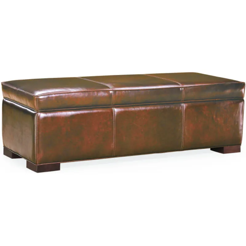 Leather Storage Bench