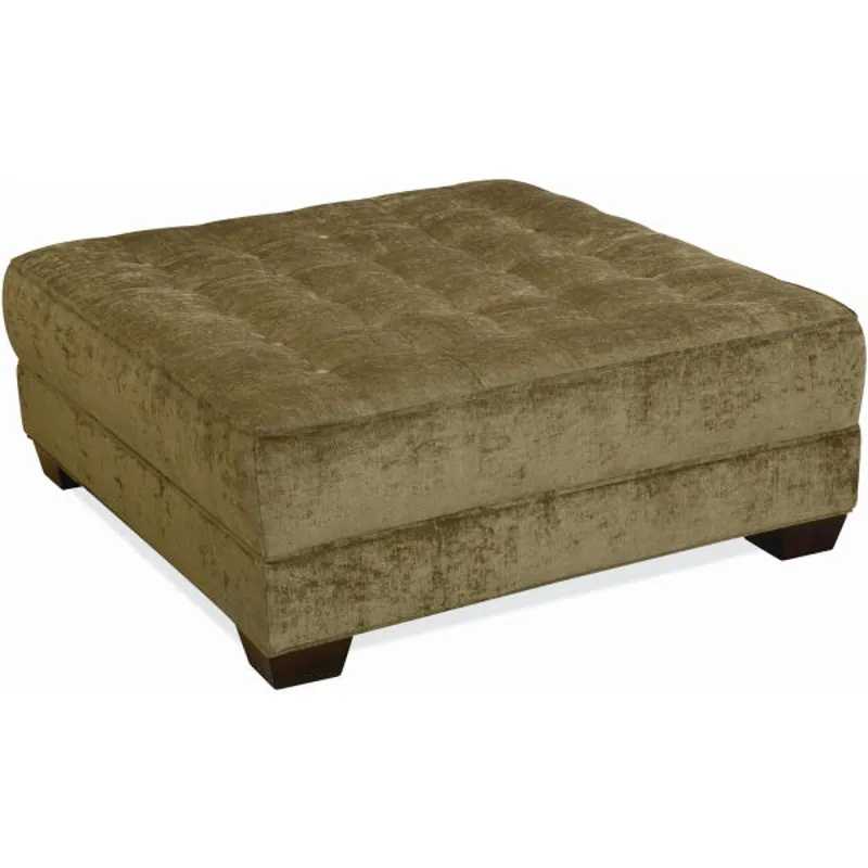 Leather Cocktail Ottoman