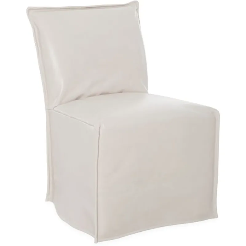 Leather Slipcovered Dining Chair