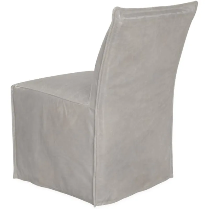 Leather Slipcovered Dining Chair