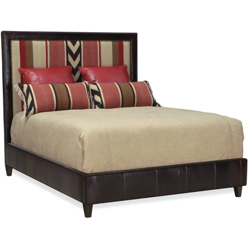 Square Headboard w/ Rails - Queen Size