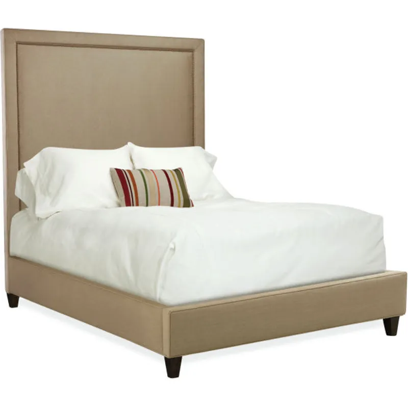 Square Headboard w/ Rails - Queen Size