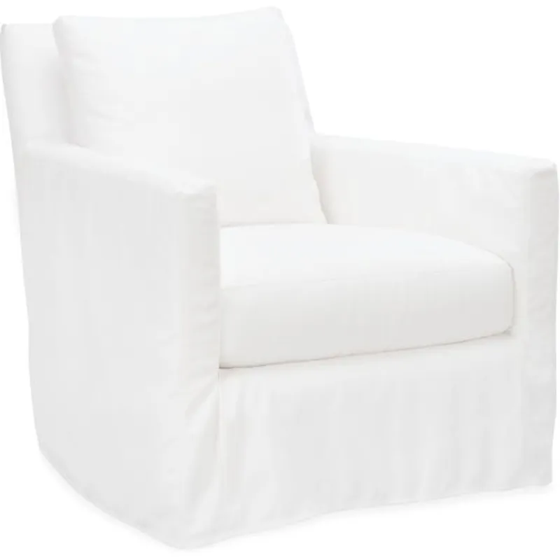 Nandina Outdoor Slipcovered Swivel Chair