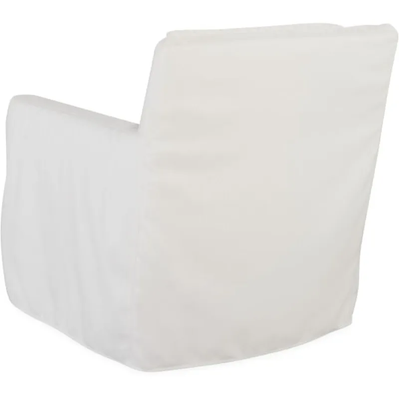Nandina Outdoor Slipcovered Swivel Chair
