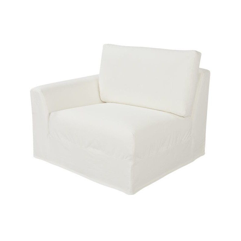 Bermuda Outdoor Slipcovered One Arm Chair