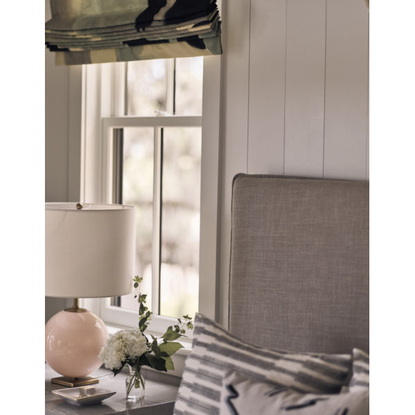 Slipcovered King Medium Headboard w/ Rails C1666HM by Lee Industries