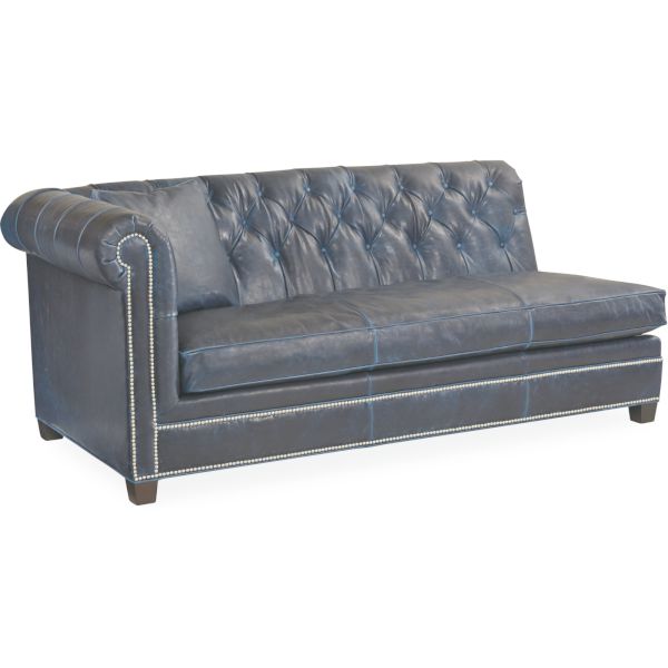 Leather One Arm Sofa L377218LF by Lee Industries at Willis Furniture
