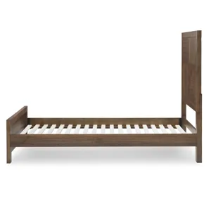 Summer Camp Panel Headboard, Brown Finish - Twin