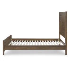 Summer Camp Panel Headboard, Brown Finish - Full