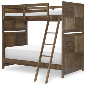 Summer Camp Bunk Headboard And Footboard Brown Finish
