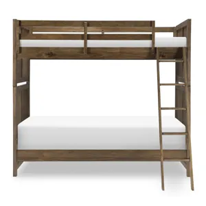 Summer Camp Bunk Headboard And Footboard Brown Finish