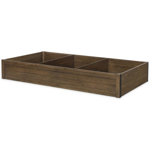 Summer Camp Trundle Storage Drawer Brown Finish