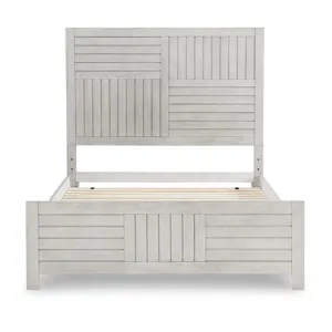 Summer Camp Panel Headboard, Stone Path Gray Finish - Full