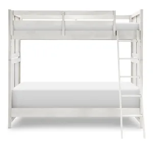 Summer Camp Bunk Headboard And Footboard Stone Path Gray Finish