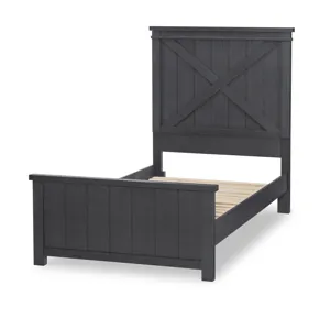 Flatiron Panel Headboard Black Finish - Twin