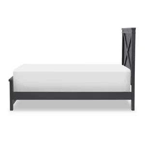 Flatiron Panel Headboard Black Finish - Twin