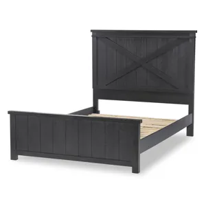 Flatiron Panel Headboard Black Finish - Full