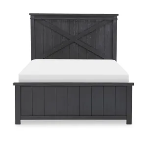 Flatiron Panel Headboard Black Finish - Full