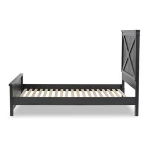 Flatiron Panel Headboard Black Finish - Full