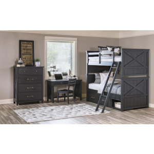 Flatiron Bolting Bunk Rails Black Finish