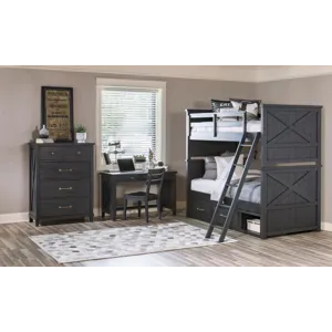 Flatiron Bolting Bunk Rails Black Finish