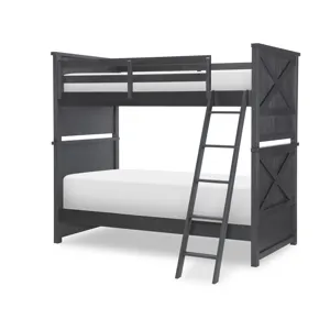 Flatiron Ladder And Guard Rails Black Finish