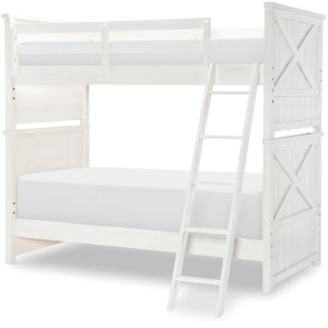 Flatiron Bunk Headboard And Footboard White Finish
