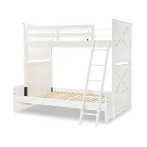 Flatiron Full Size 46 Bottom Bunk White Finish