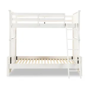 Flatiron Full Size 46 Bottom Bunk White Finish