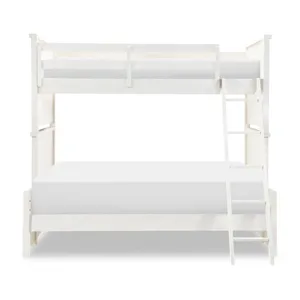 Flatiron Full Size 46 Bottom Bunk White Finish