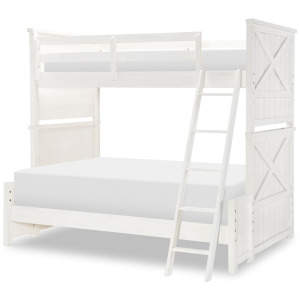 Flatiron Full Size 46 Bottom Bunk White Finish
