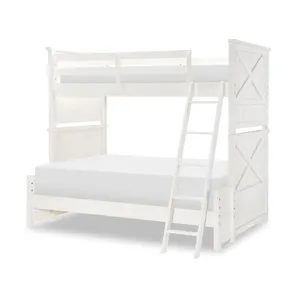 Flatiron Full Size 46 Bottom Bunk White Finish