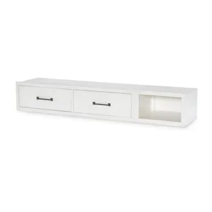 Flatiron Underbed Storage Unit White Finish