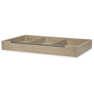District Trundle Storage Drawer Weathered Oak Finish