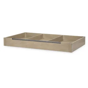 District Trundle Storage Drawer Weathered Oak Finish