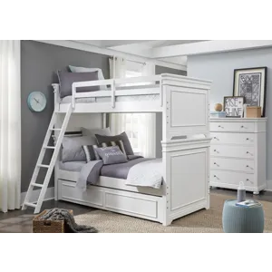 Canterbury 2.0 Complete Bunk Twin White Finish